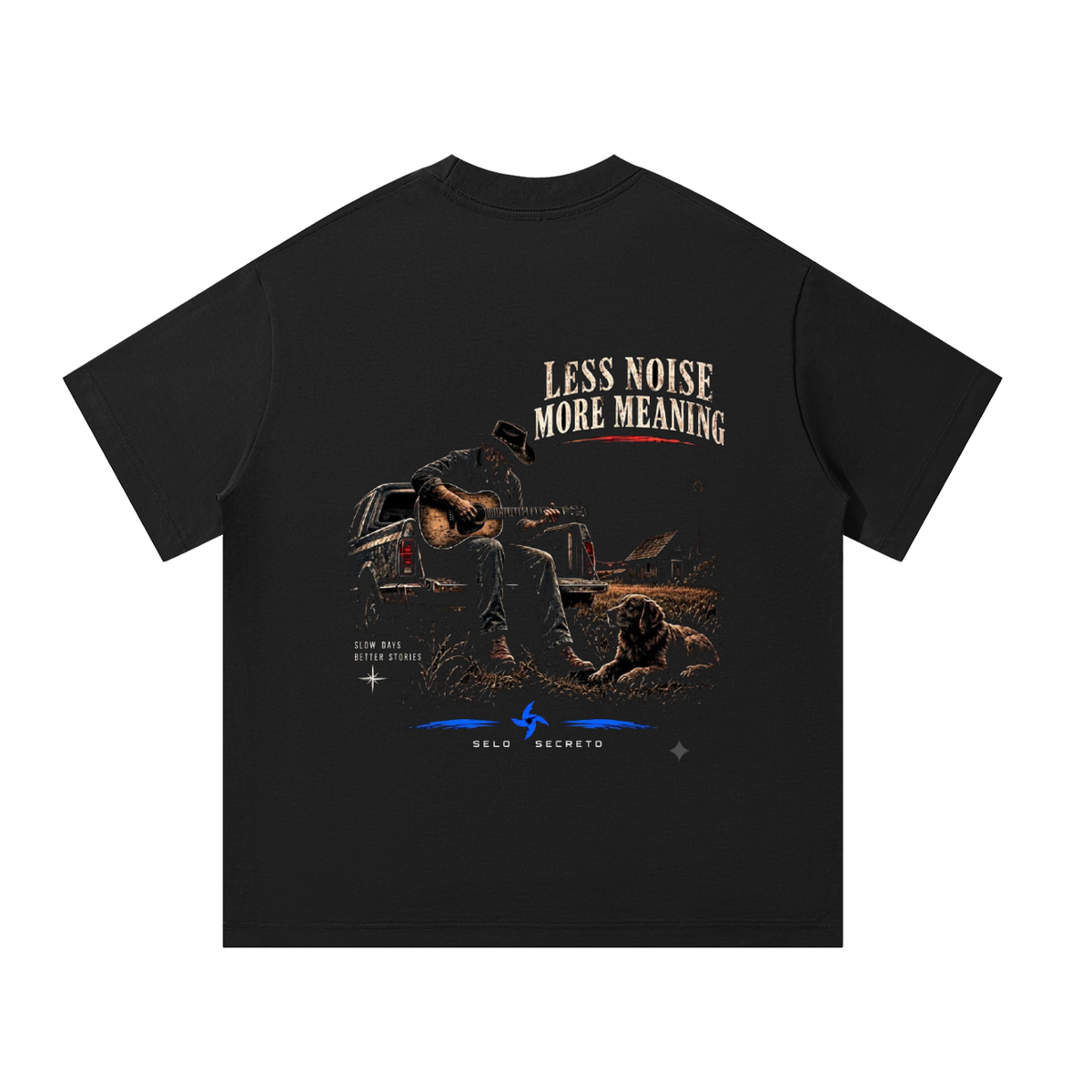 "LESS NOISE MORE MEANING"