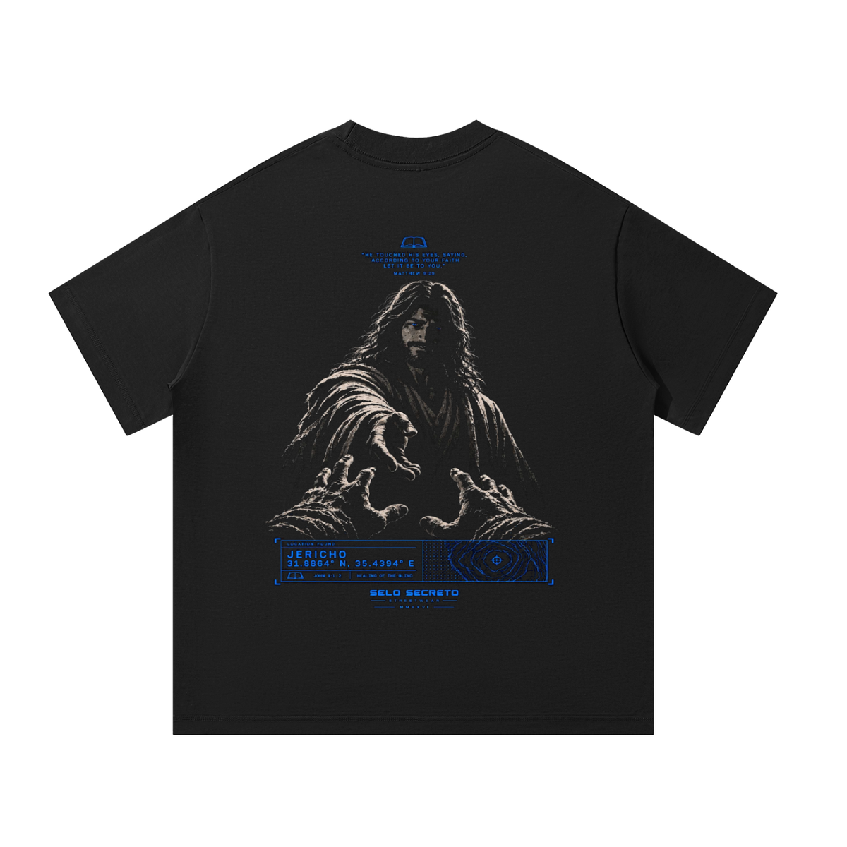 Vintage Graphic T-Shirt - Faith & Healing (Matthew 9:29)