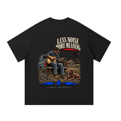 "LESS NOISE MORE MEANING"