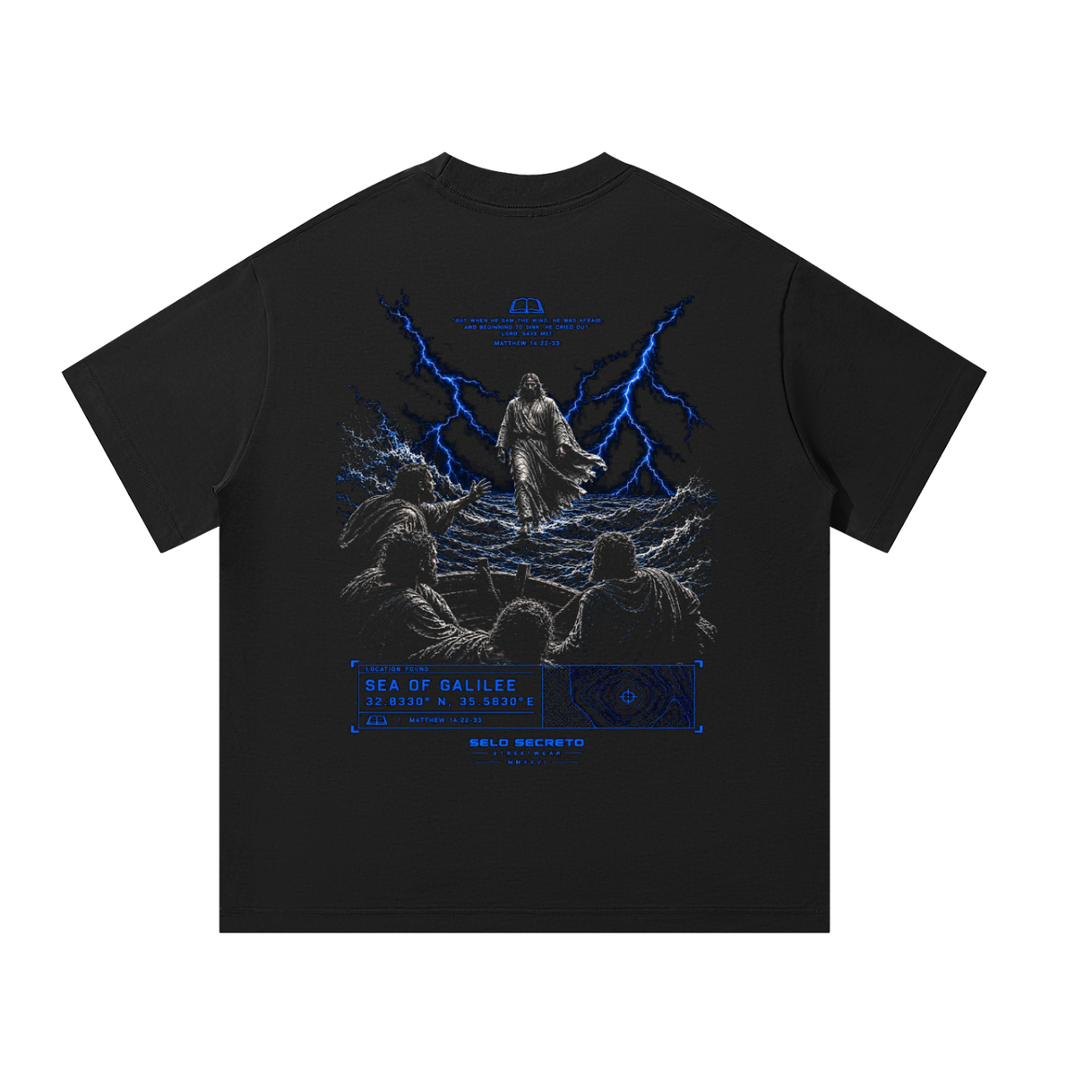 Lord Save Me Graphic T-Shirt - Matthew 14:22-33